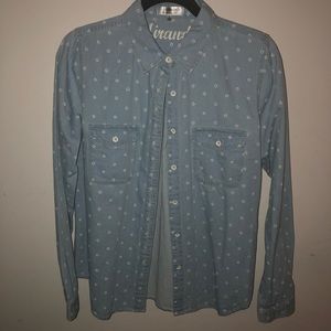 Cotton On Floral Chambray Shirt